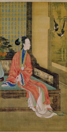 古代美人图图片_印章雕刻_装饰素材_图行天下