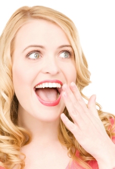 高兴惊讶吃惊的美女表情图片