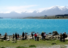 冰川湖图片