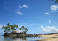 旅游风光斐济瓦奴瓦岛旅游度假村海边风光图片