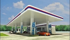 3D加油站3d模型中国石油图片