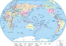 世界地图矢量