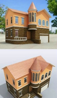 3D模型 现代 建筑 商铺 免费下载图片