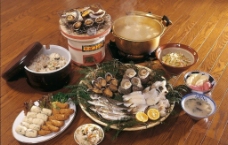 火锅料理日本料理海鲜火锅图片