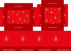 圣诞礼品盒2款（红底）图片