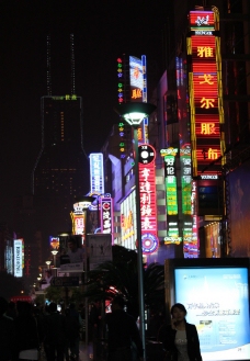 上海的夜色图片