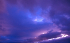 紫色云海图片