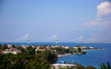 希腊 萨罗尼克 海湾 跨海大桥图片