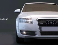 跑车奥迪A6汽车3D模型图片