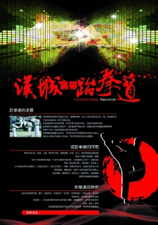 跆拳道 汉城黑带图片
