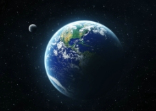 月球表面地球表面图片