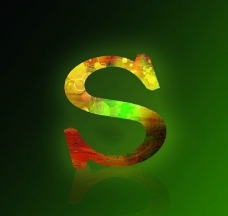多彩的S型标志图片