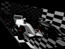 3D车模简单F1赛车3D模型