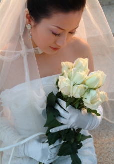 婚纱摄影样片 美丽新娘图片