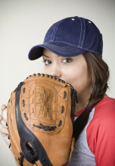 棒球美女图片