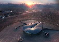 飞机场未来图片
