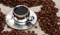 香醇咖啡浓浓香醇可口的咖啡图片